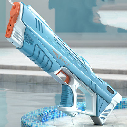 Summer Full Automatic Electric Water Gun Toy Induction Water Absorbing High-Tech Burst Water Gun Beach Outdoor Water Fight To