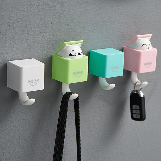 Cat Coat Hook Wall Hanging 1899487812448