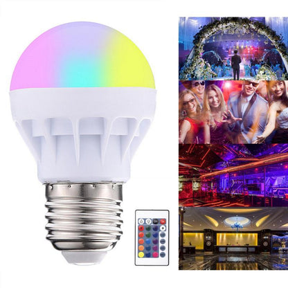 Colorful led bulb light rgb 3w bulb full color bulb 1899868520026