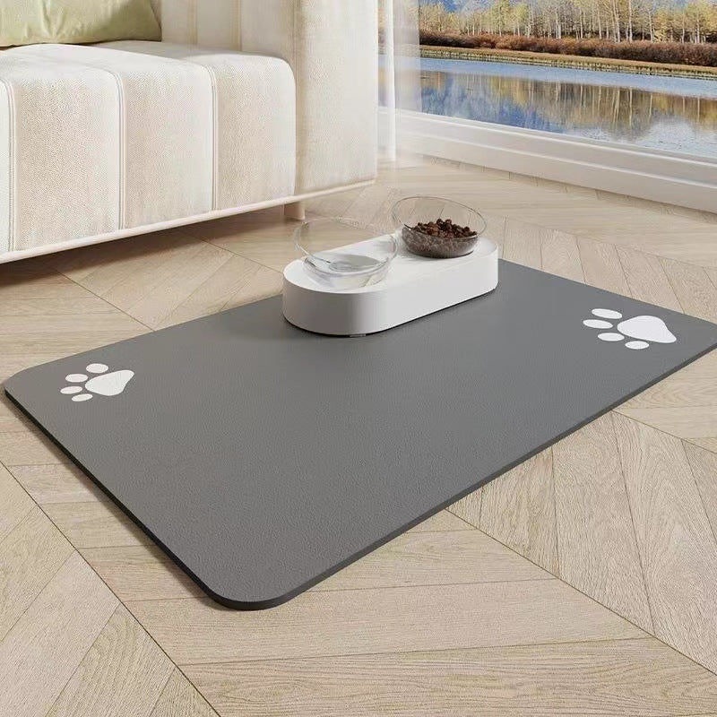 Pet Diatom Ooze Floor Mat Dogs And Cats Eating Mat Spill-proof Waterproof Quick-drying Placemat 18ac88f4 546f 4f8d 915f 4c7ad