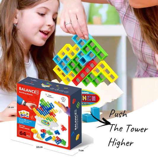 Balance Stacking Board Games Kids Adults Tower Block Toys For Family Parties Travel Games Boys Girls Puzzle Buliding Blocks T