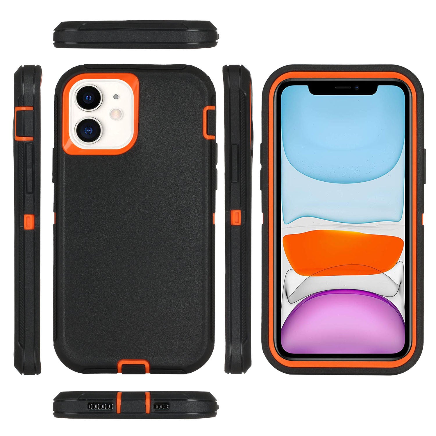 All-inclusive Drop-resistant Three-in-one Hard Case Phone Case - 图片 8