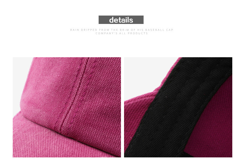 Men's And Women's Fashion Wash Ripped Denim Peaked Hat