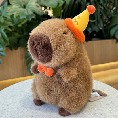 Birthday Hat Capabala Cute Capybara Plush Toy 18c366d1 31d5 440b a44b b832ebfef67a