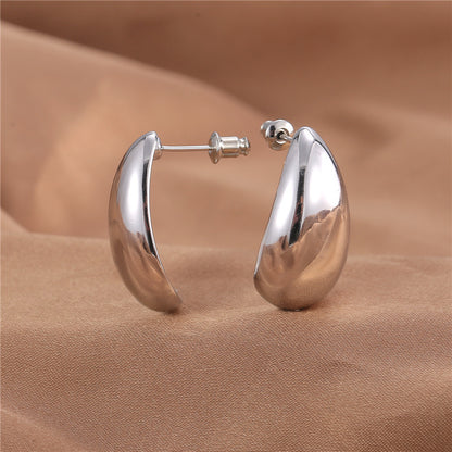 Metal Texture High-grade Earrings Golden Water Drop 18e7ae0b 65ae 4cdb b577 0865148030e7