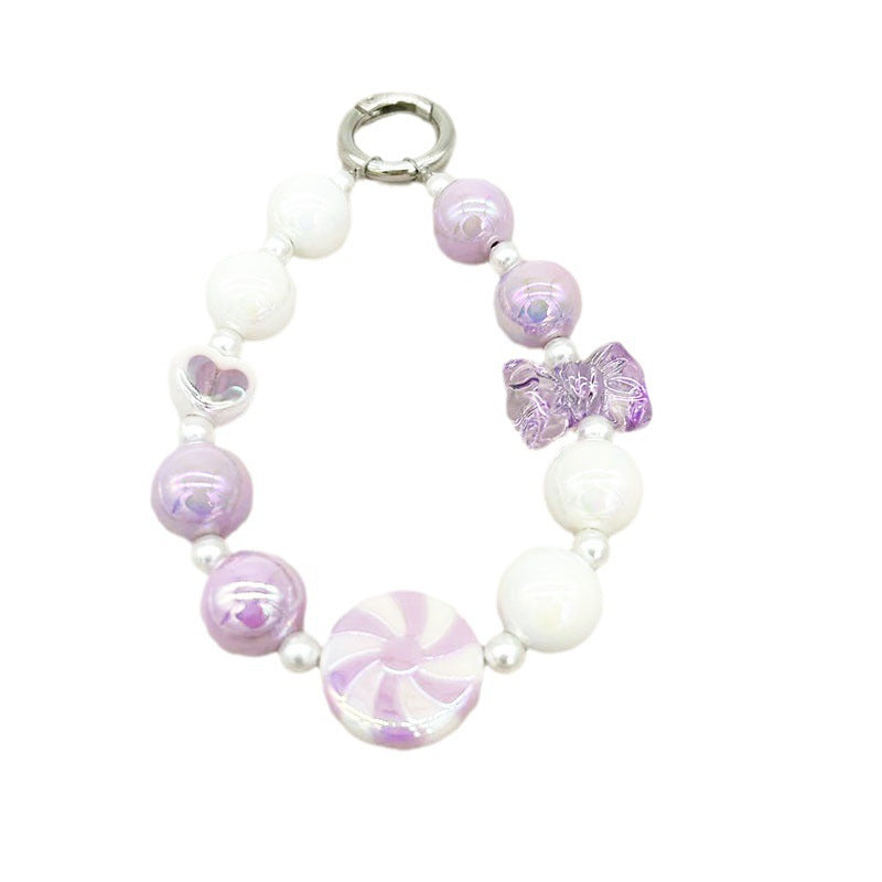Candy Small Love Series Beaded Mobile Phone Charm 18e7b6f1 e165 4102 a784 f1a36cfa1f48