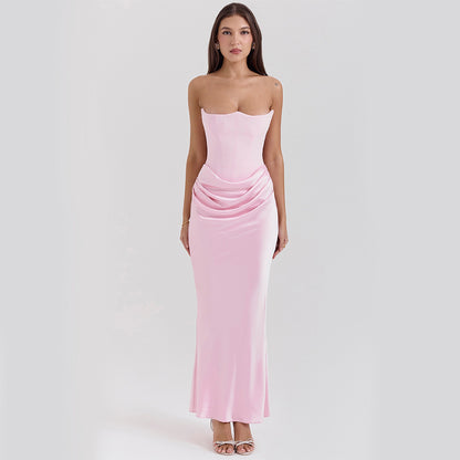 Slim Tube Top Long Dress Sexy Fashion Bandeau Backless Party Evening Dresses For Women Clothing 18ebb55d 3979 491e a019 aeba1