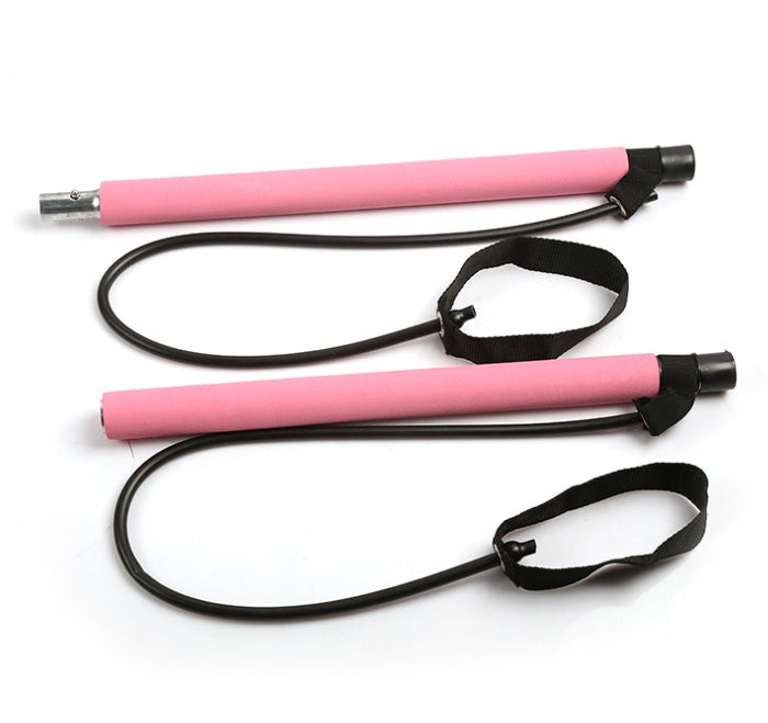 Yoga Crossfit Resistance Bands Exerciser Pull Rope Portable Gym Workout Pilates Bar Trainer Elastic Bands 1901550927980