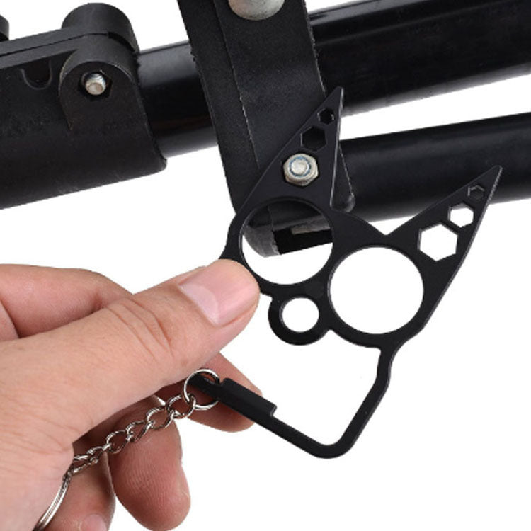 Multi-function keychain zinc alloy bottle opener 1903997155008