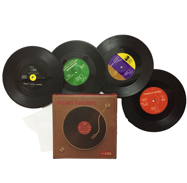Retro CD - cup vinyl cup - vinyl cup cushion vinyl cup for anti-skid insulation 1904345283562