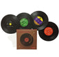 Retro CD - cup vinyl cup - vinyl cup cushion vinyl cup for anti-skid insulation 1904345283562