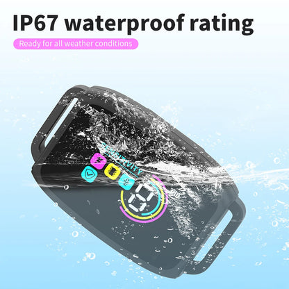 Smart Automatic Anti Barking Dog Collar Rechargeable Bark Stopper Stop Barking HD Digital Display IP67 Waterproof Collar For 