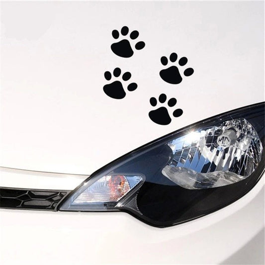 Footprints, panda, panda, footprints, bumper stickers 19109197627052