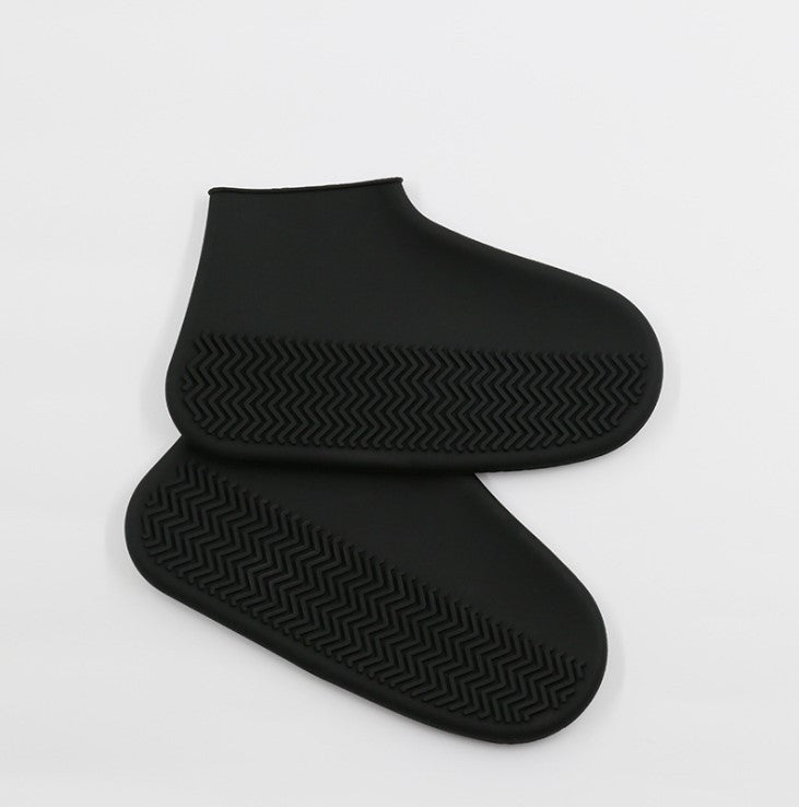 Men and women hiking slip wearable easy to carry silicone rain boots 191093774366