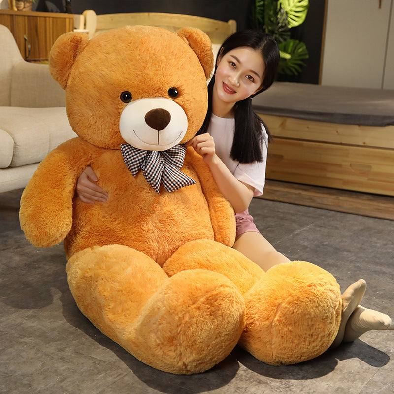 Large Teddy Bear Doll Hug Bow Tie Bear Plush Toy 1912274290477