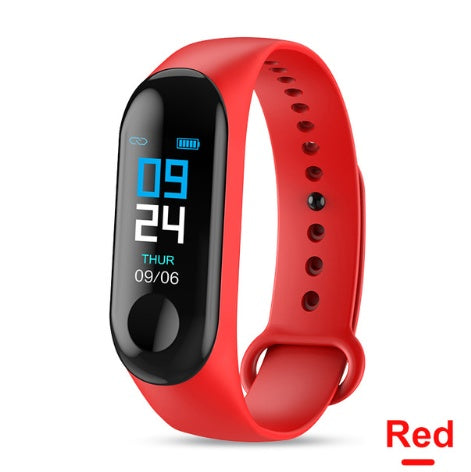 Compatible With , Smart Bracelet Heart Rate And Blood Pressure Exercise Meter Step Information Push Smart Reminder Color Brac