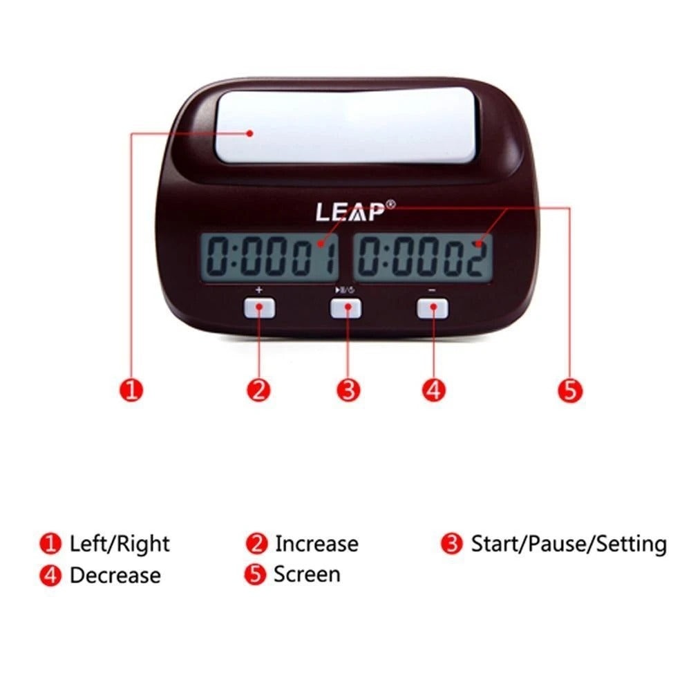 Tianfu Brand PQ9907S Chess Clock 191359532429