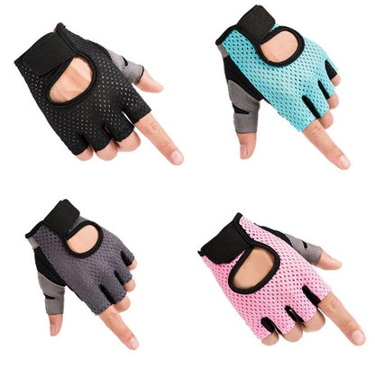 Half finger gloves sports fitness gloves outdoor riding non-slip wear gloves 1914258576872