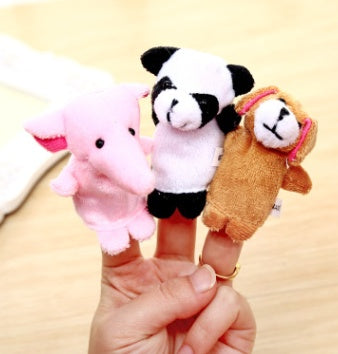 A set of 6 pieces of love each other, a family of fingers, a family of six early childhood puppet toys - HD Wireless Product #2