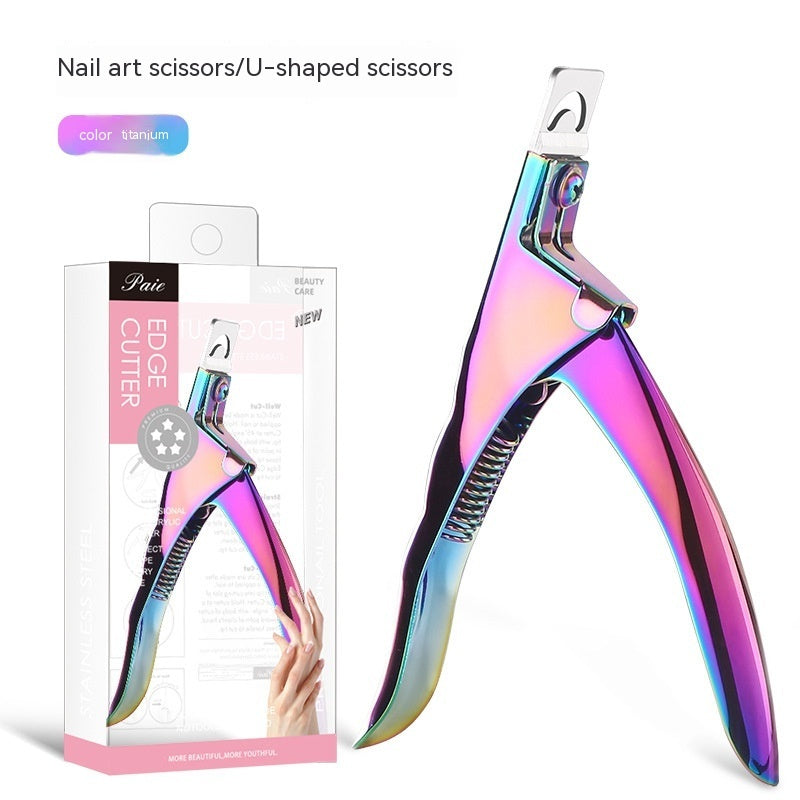 Flat Mouth U-shaped Scissors Nail Tip Pliers Extension Nail Trimming Tool 191ce73b b8b6 4fa0 bb36 ac33be41db89