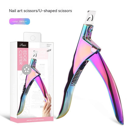 Flat Mouth U-shaped Scissors Nail Tip Pliers Extension Nail Trimming Tool 191ce73b b8b6 4fa0 bb36 ac33be41db89
