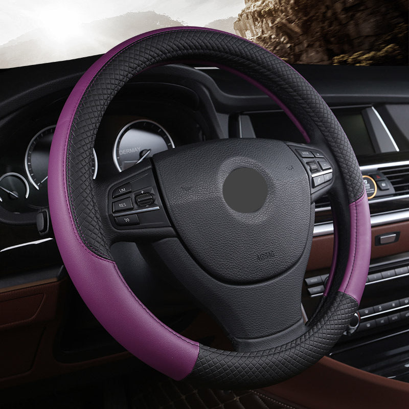 Universal Leather Car Steering Wheel Cover 1923108717040