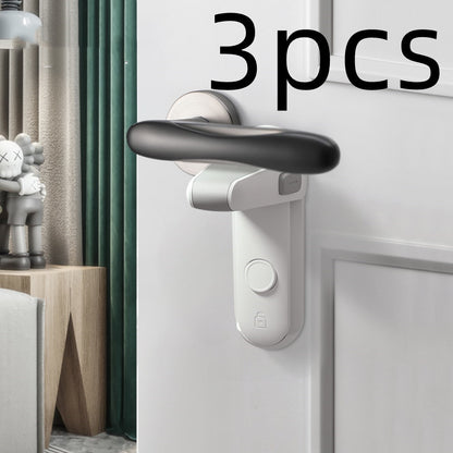 Children's Door Lever Lock Opening Artifact Anti-cat Anti-pet Room Easy To Install And Use 192a9b29 20c9 4f89 912f e3a9814114