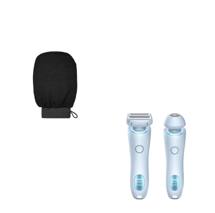 2 In 1 Hair Removal Epilator USB Rechargeable Trimmer Women Body Razor Face Leg Armpit Bikini Hand Pubic Shaver Hair Remover - HD Wireless Product #8