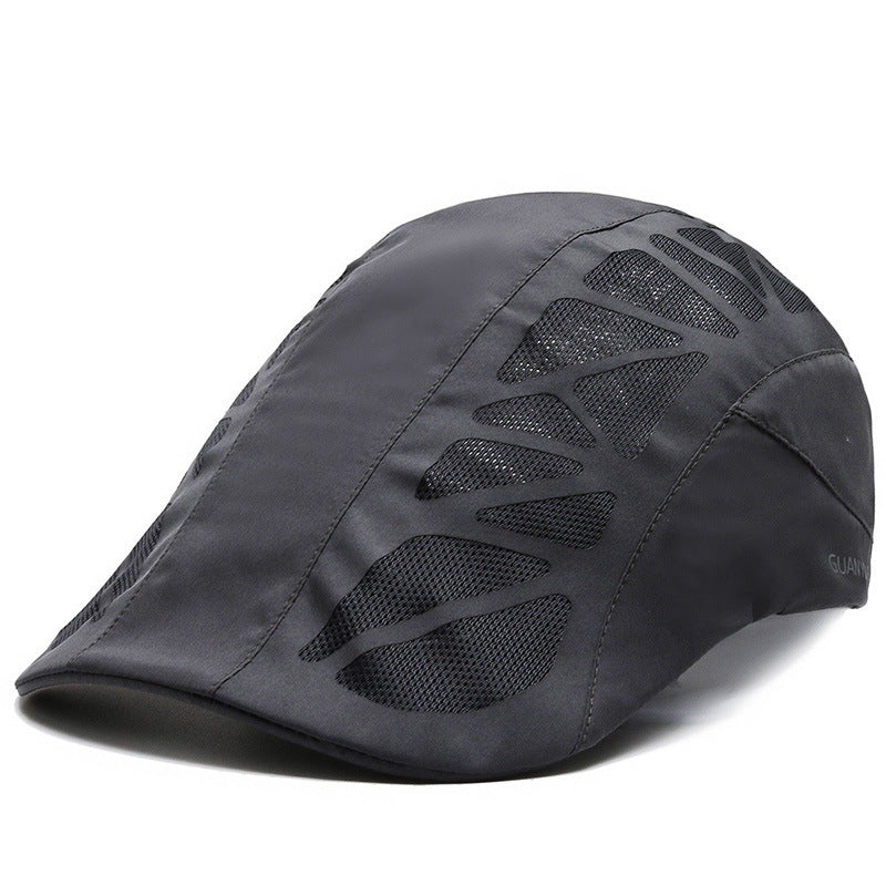 Men Mesh Beret Hat Summer Breathable Quick Dry For Women Newsboy Detective Gorra Boy Chef Restaurant Work Casquette 194015065