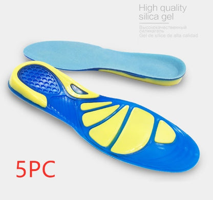 Silicon Gel Insoles Foot Care for Plantar Fasciitis Heel Spur Running Sport Insoles Shock Absorption Pads Arch Orthopedic Ins