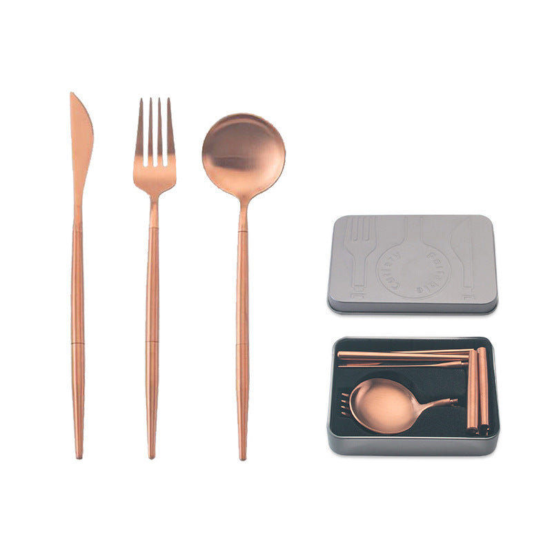 stainless steel portable cutlery set 1941267516402