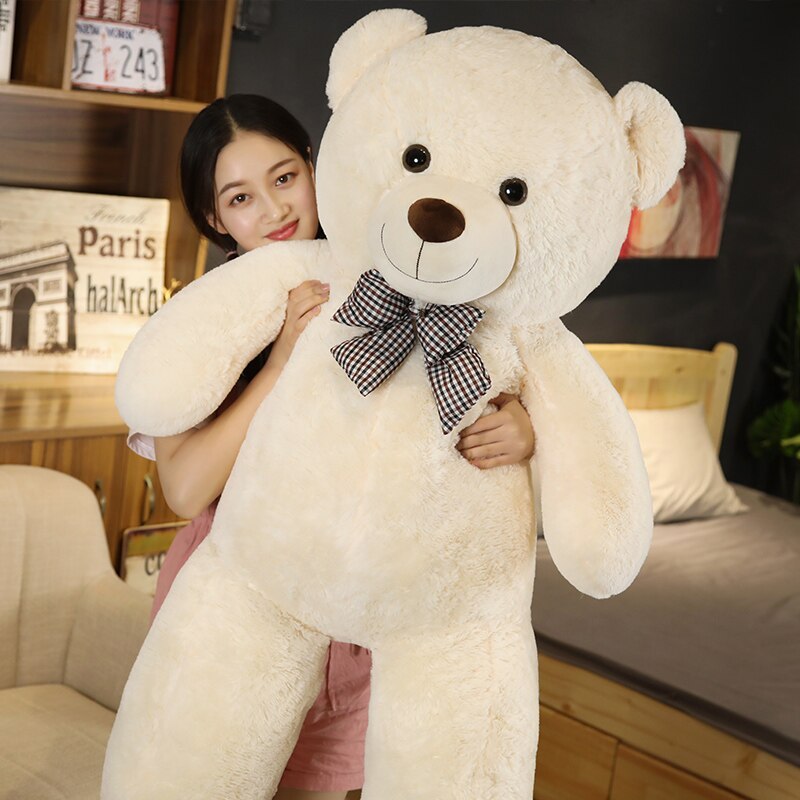 Large Teddy Bear Doll Hug Bow Tie Bear Plush Toy 1944229570668