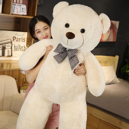 Large Teddy Bear Doll Hug Bow Tie Bear Plush Toy 1944229570668