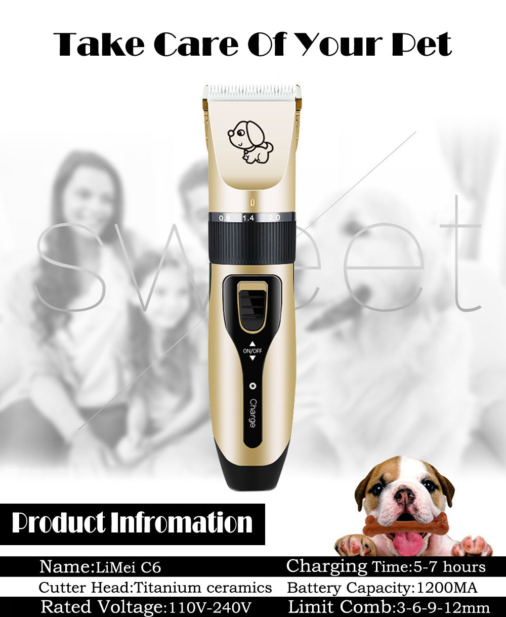 Rechargeable Dog Hair Shaver Without Damaging The Skin 1946513514767