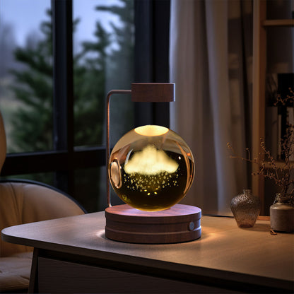 Crystal Ball Cosmic Dinosaur Indoor Night Light USB Power Warm Bedside Light Birthday Gift Night Lamp 19475175 ed54 49f6 bb9e