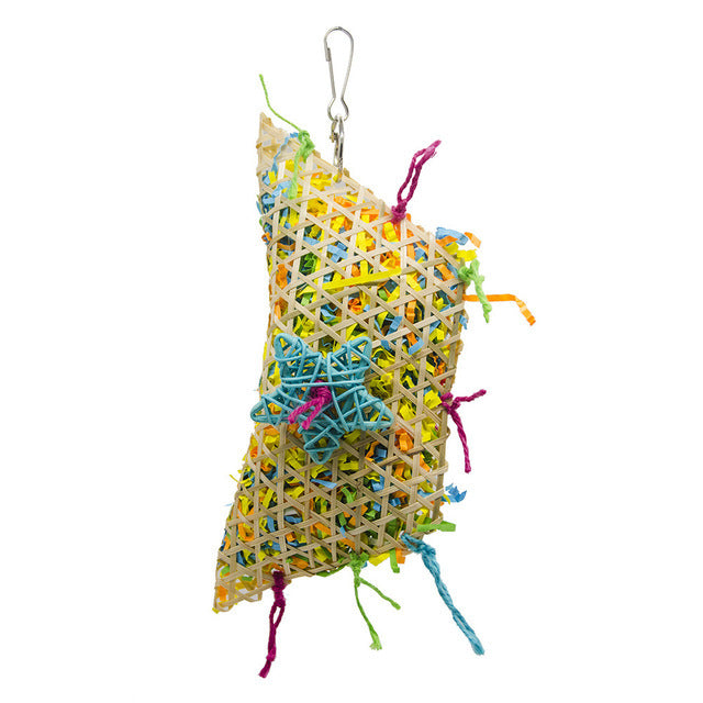 Bird brushed straw toy 1951947143776