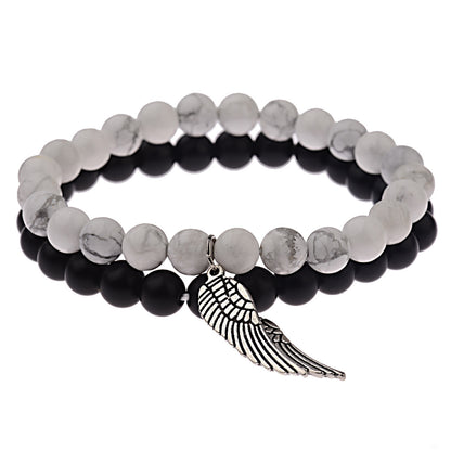 Angel wings imported white pine bracelet bracelet 1952322228481