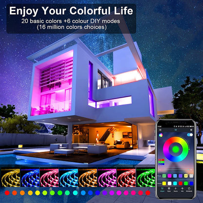 RGB Music Bluetooth Intelligent Low-voltage LED Light Strip 1954c58f 7532 454e ab28 4ce29408dc48