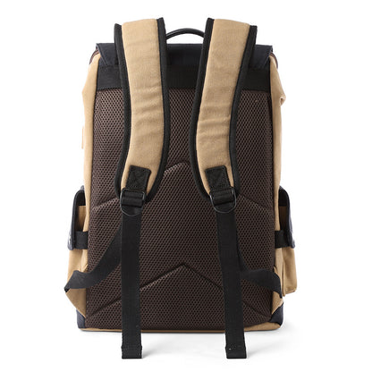 Canvas Men's Backpack Large Capacity Student School Bag 1955458486698