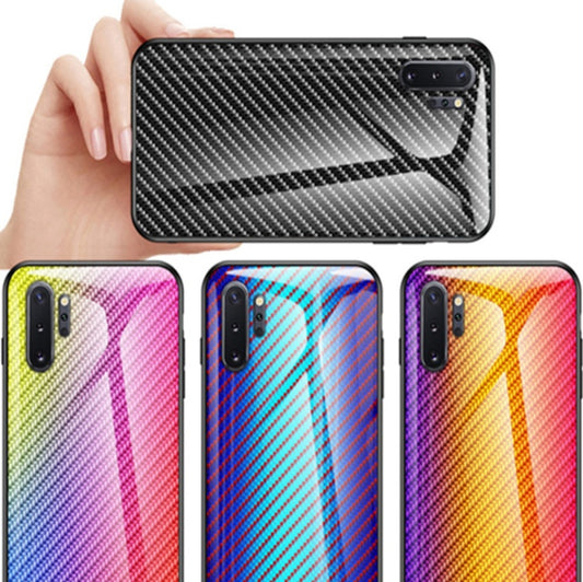 Phone case applies to A51 creative graded carbon fiber toughened glass A91 anti-fall protective case 1957677180015