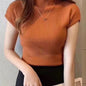 Women's Short-sleeved Sweater Inner Tight Sweater