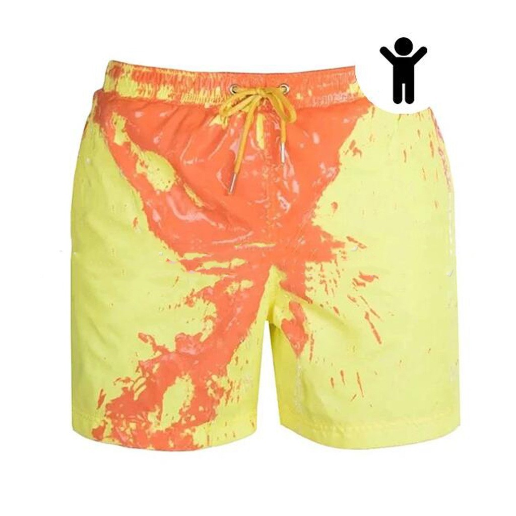 Magical Change Color Beach Shorts Summer Men Swimming Trunks Swimwear Swimsuit Quick Dry bathing shorts Beach Pant 1960109687