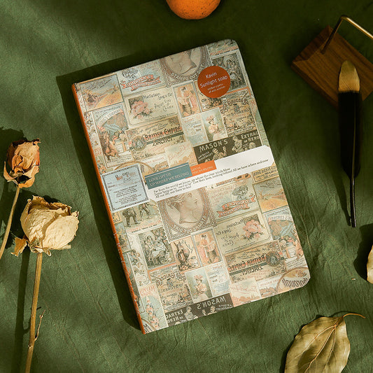 Personality creative kraft paper illustration mood notebook - 图片 1