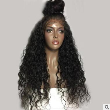 New product explosion European and American fashion wig ladies front lace chemical fiber wig set 19617442031119