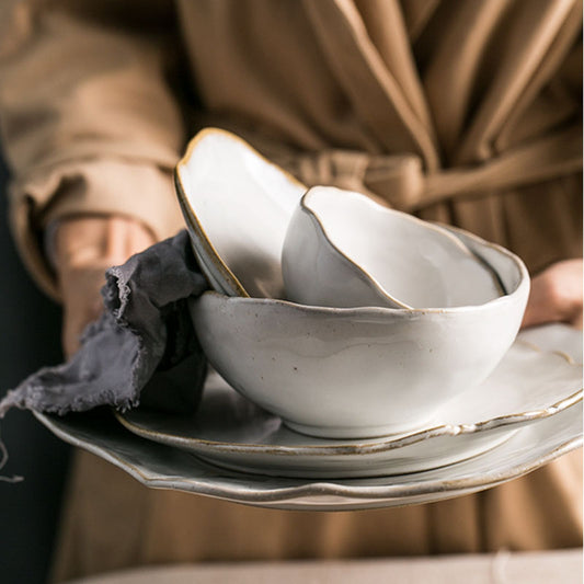 Irregular ceramic tableware 19652930329979