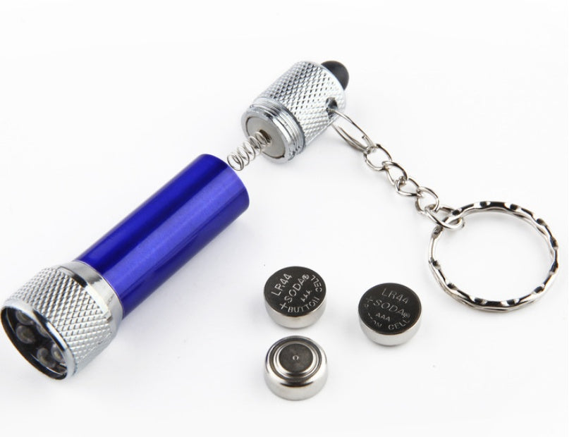 Mini Keychain Light Emergency Night Light Camping Flashlight Portable LED Torch Aluminum Keyring 197106802737
