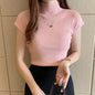Women's Short-sleeved Sweater Inner Tight Sweater