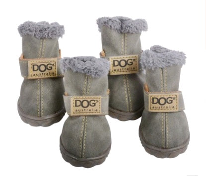 Dog Thick Snow Boots Keep Warm Teddy Autumn And Winter VIP Shoes 1976215588376