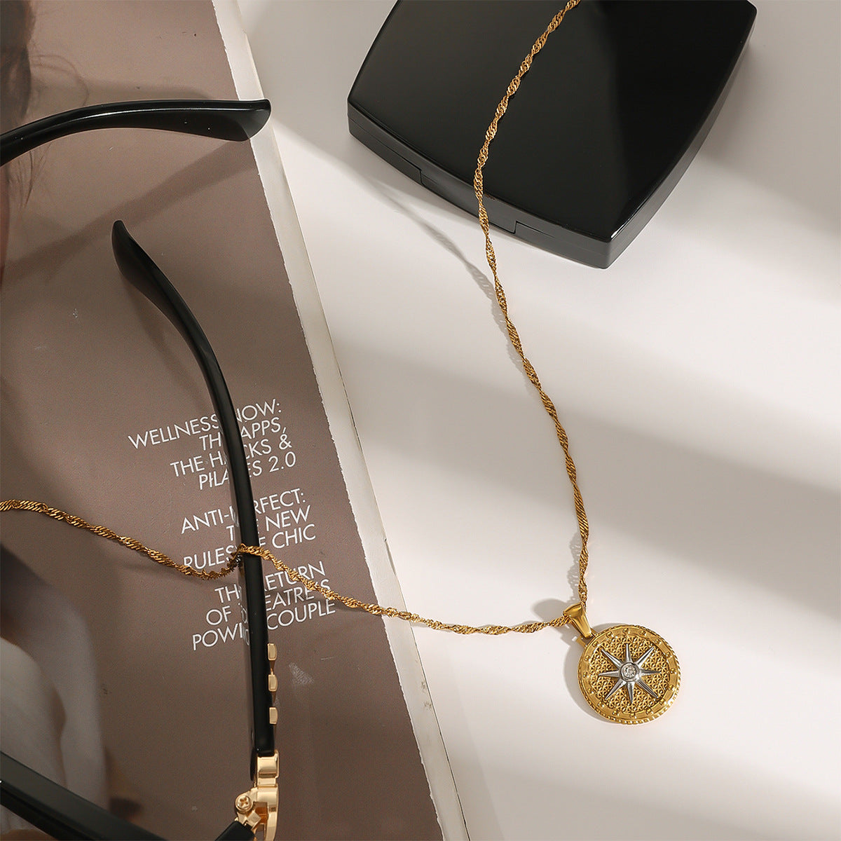 Parker Gold Star Pendant Necklace