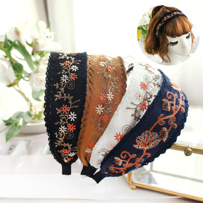 Embroidered lace headband 1983075096745